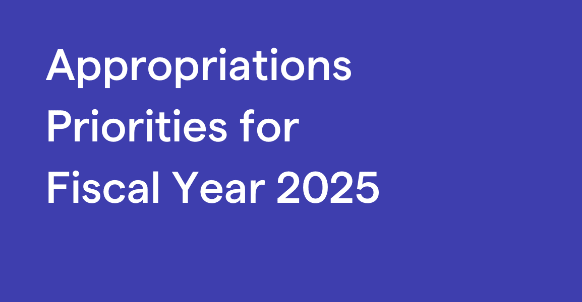 FY 2025 Appropriations