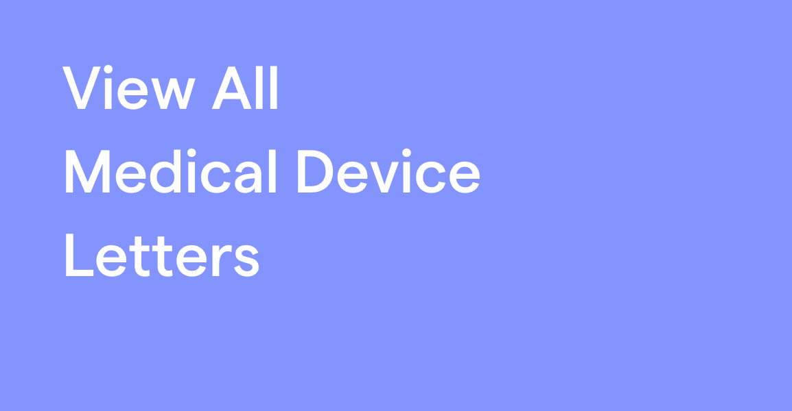 View All Medical Device Letters